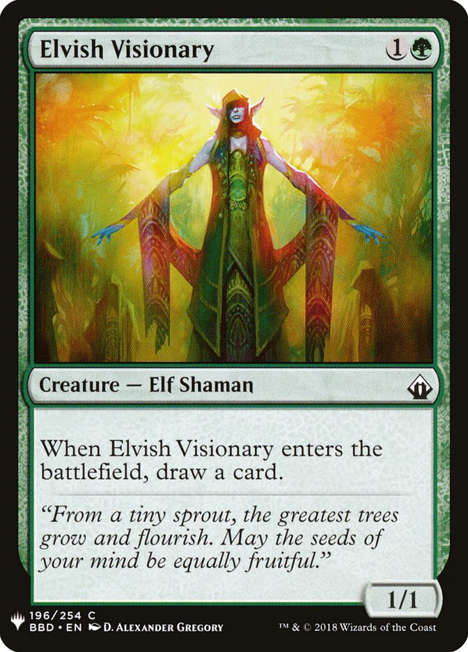 Elvish Visionary [Mystery Booster] | Good Games Cannington