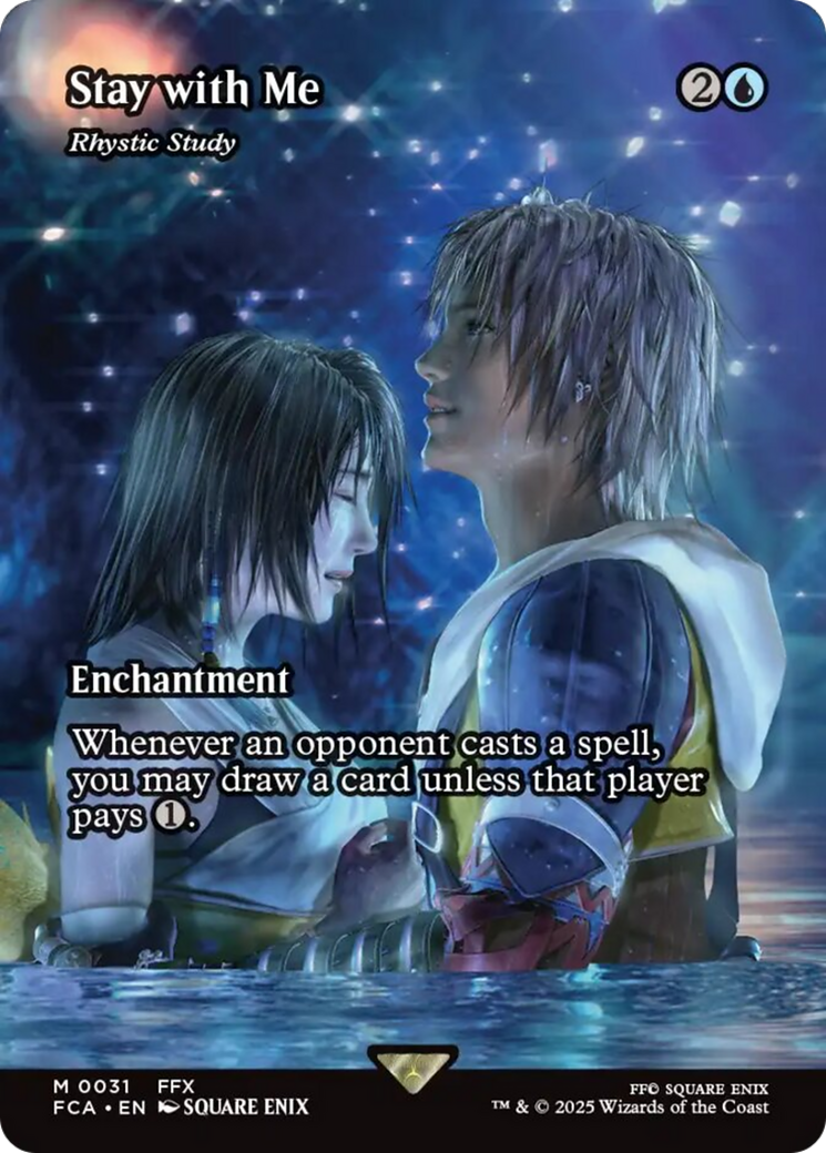 Stay with Me - Rhystic Study (Showcase) [FINAL FANTASY : Through the Ages] | Good Games Cannington