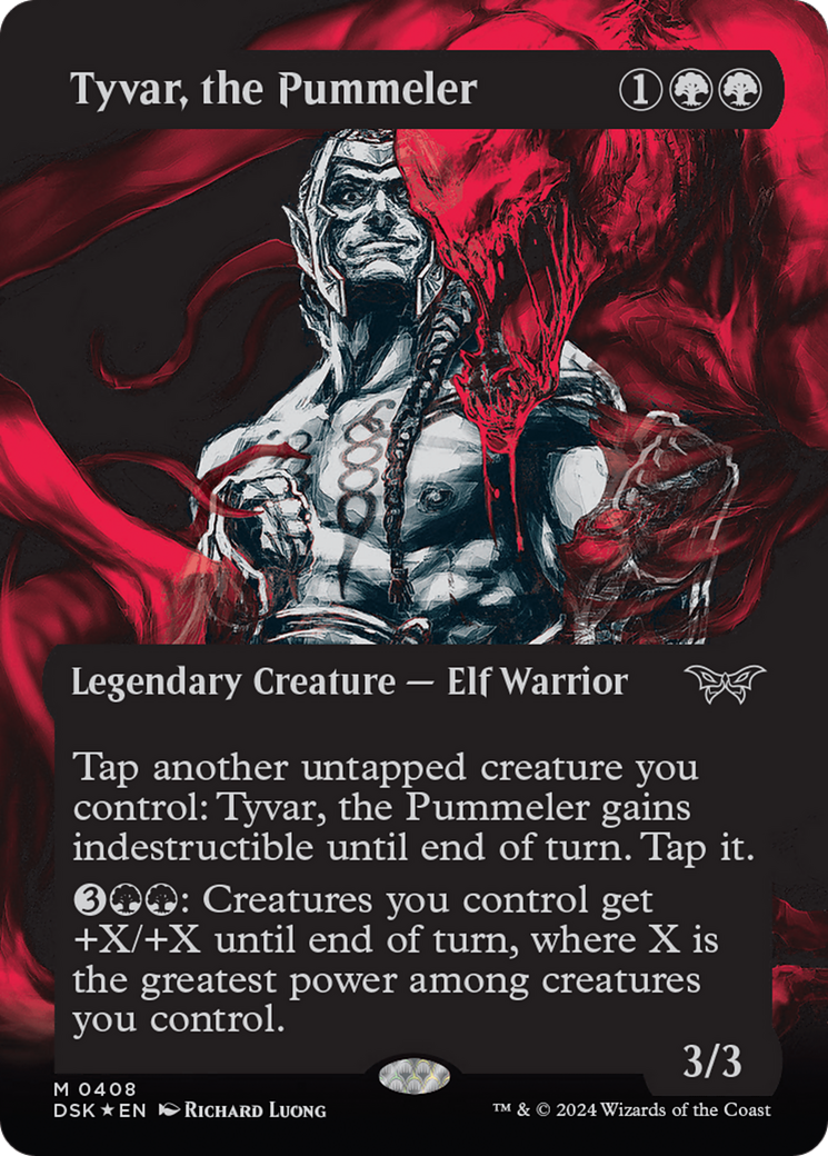 Tyvar, the Pummeler (Showcase) (Textured) [Duskmourn: House of Horror] | Good Games Cannington