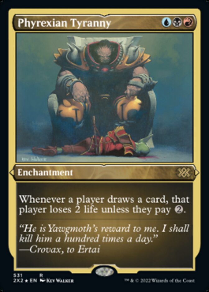 Phyrexian Tyranny (Foil Etched) [Double Masters 2022] | Good Games Cannington