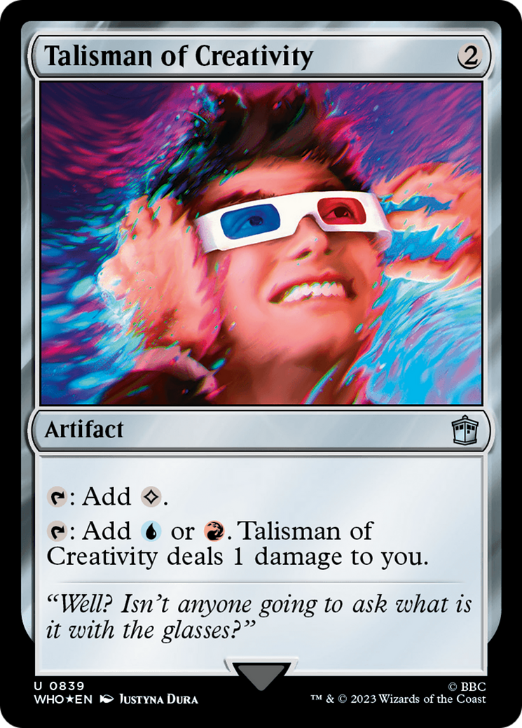 Talisman of Creativity (Surge Foil) [Doctor Who] | Good Games Cannington