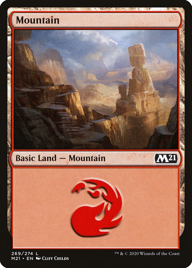 Mountain (269) [Core Set 2021] | Good Games Cannington
