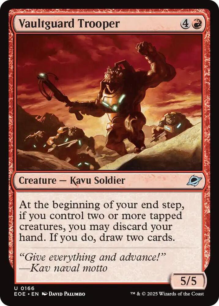 Vaultguard Trooper 166/276 (Edge of Eternities)  - Foil | Good Games Cannington