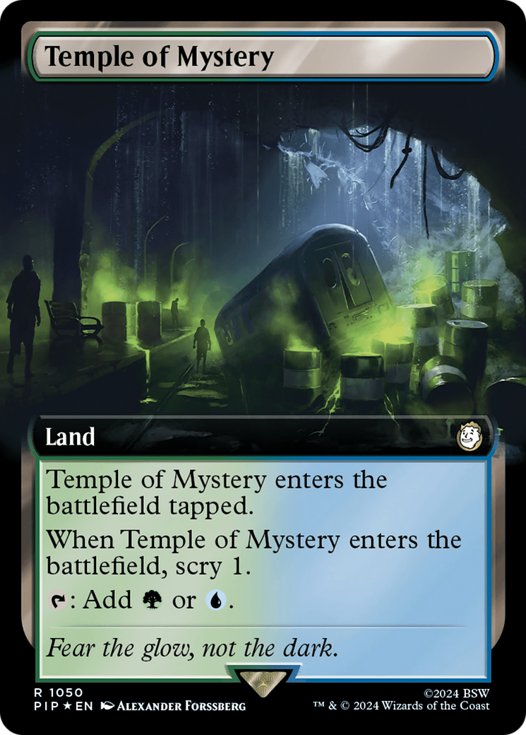 Temple of Mystery (Extended Art) (Surge Foil) [Fallout] | Good Games Cannington