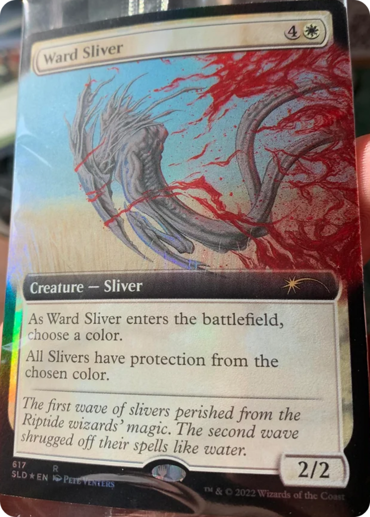 Ward Sliver (Extended Art) [Secret Lair Drop Promos] | Good Games Cannington