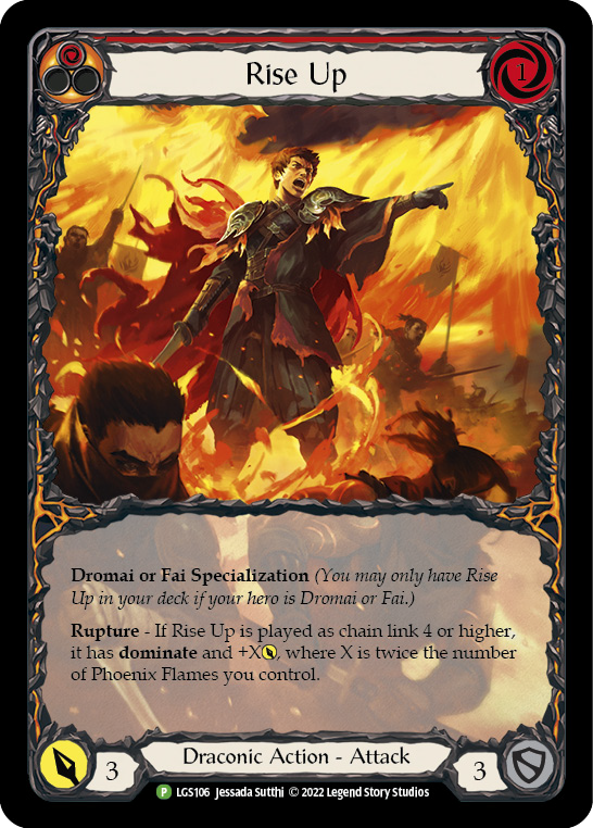 Rise Up [LGS106] (Promo)  Rainbow Foil | Good Games Cannington