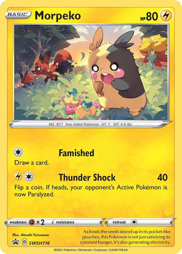 Morpeko (SWSH116) [Sword & Shield: Black Star Promos] | Good Games Cannington