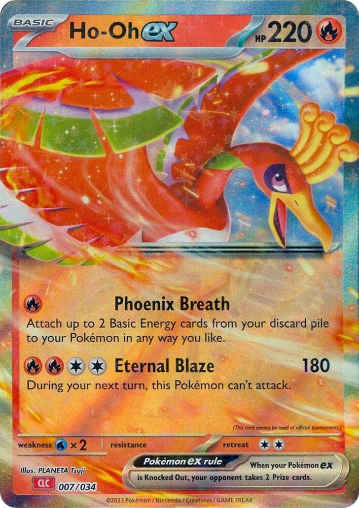 Ho oh ex 007/034 (Trading Card Game Classic)  - Holofoil | Good Games Cannington