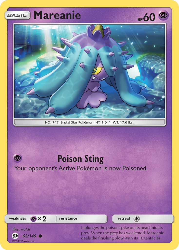 Mareanie (62/149) [Sun & Moon: Base Set] | Good Games Cannington