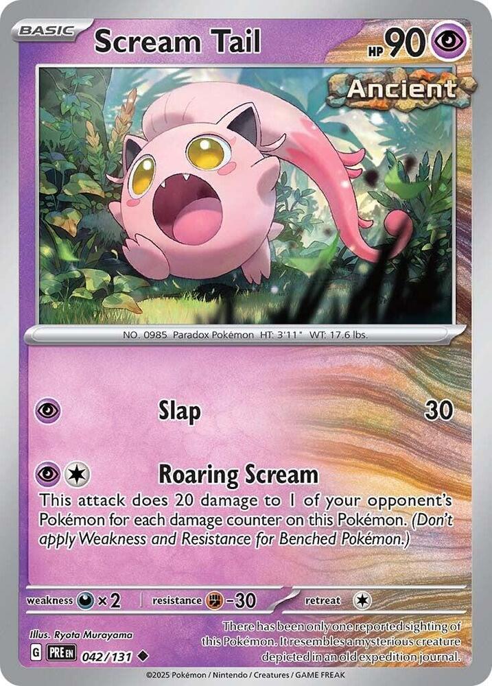 Scream Tail (042/131) [Scarlet & Violet: Prismatic Evolutions] | Good Games Cannington
