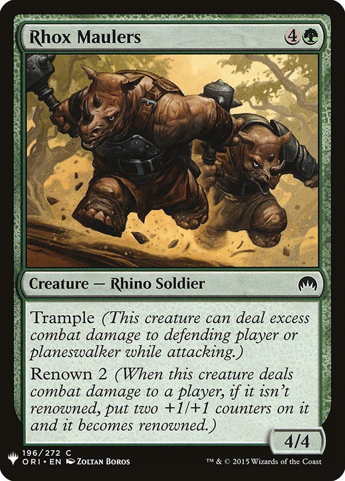 Rhox Maulers [Mystery Booster] | Good Games Cannington