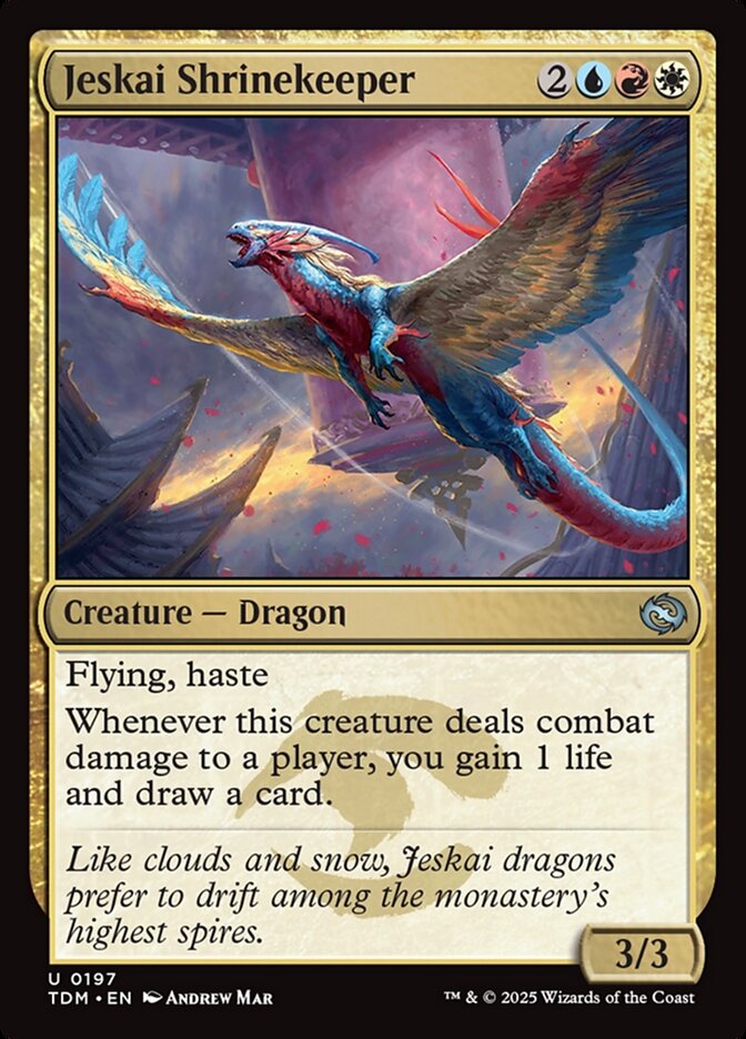 Jeskai Shrinekeeper 197/291 (Tarkir: Dragonstorm)  | Good Games Cannington