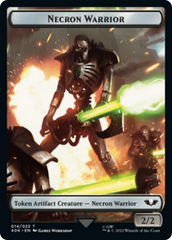 Necron Warrior // Insect Double-Sided (Surge Foil) [Warhammer 40,000 Tokens] | Good Games Cannington