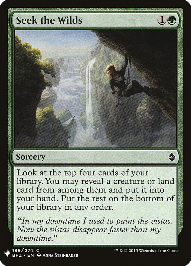 Seek the Wilds [Mystery Booster] | Good Games Cannington