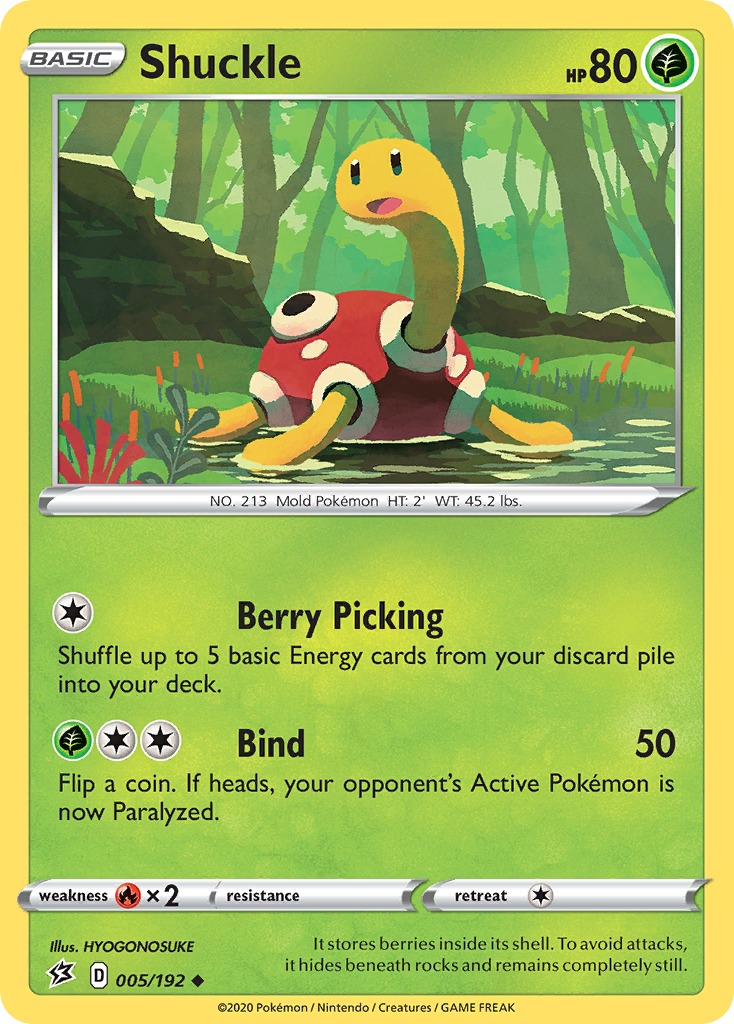 Shuckle (005/192) [Sword & Shield: Rebel Clash] | Good Games Cannington