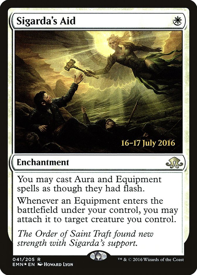 Sigarda's Aid [Eldritch Moon Prerelease Promos] | Good Games Cannington