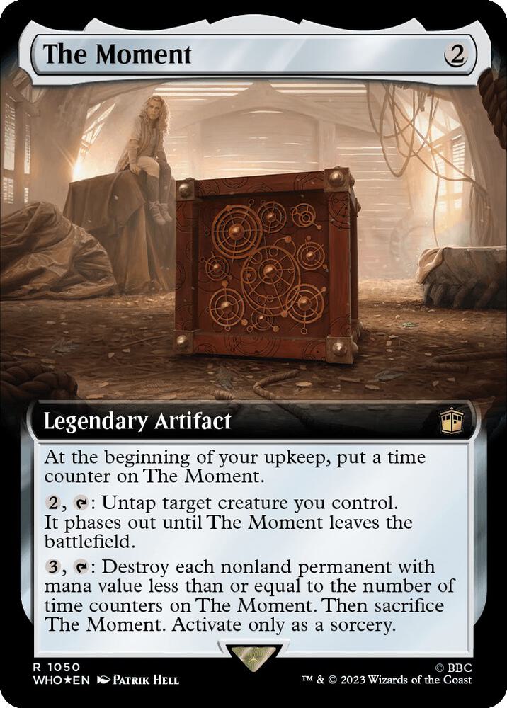 The Moment 1050/331 (Universes Beyond: Doctor Who)  - Extended Art Surge Foil | Good Games Cannington