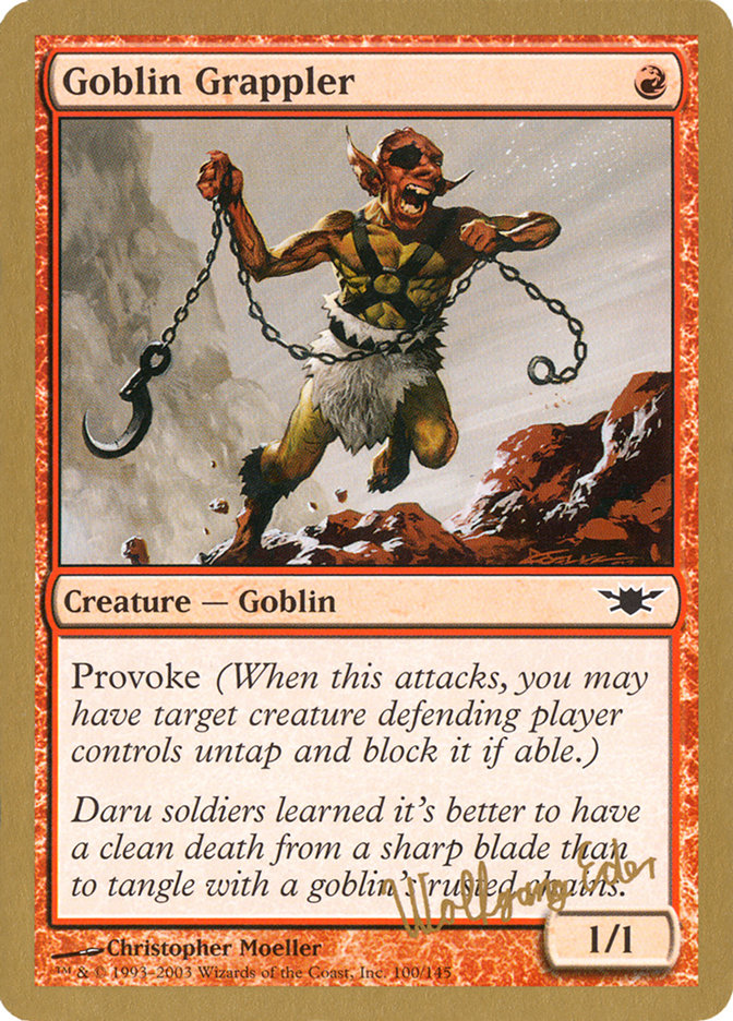 Goblin Grappler (Wolfgang Eder) [World Championship Decks 2003] | Good Games Cannington