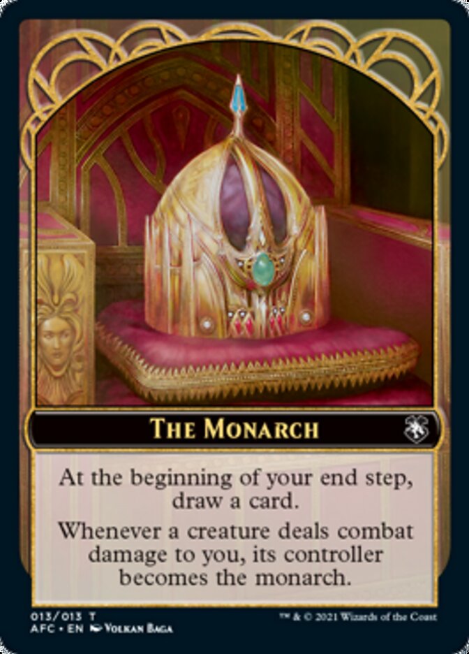 Dragon Spirit // The Monarch Double-Sided Token [Dungeons & Dragons: Adventures in the Forgotten Realms Commander Tokens] | Good Games Cannington