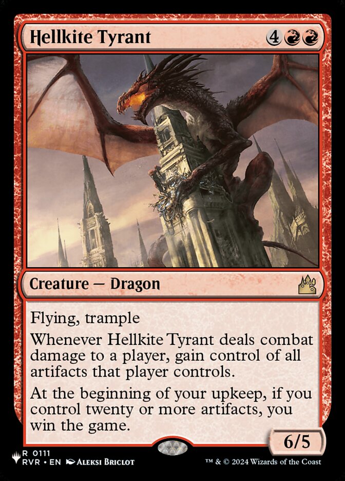 Hellkite Tyrant 0111 (The List Reprints)  | Good Games Cannington