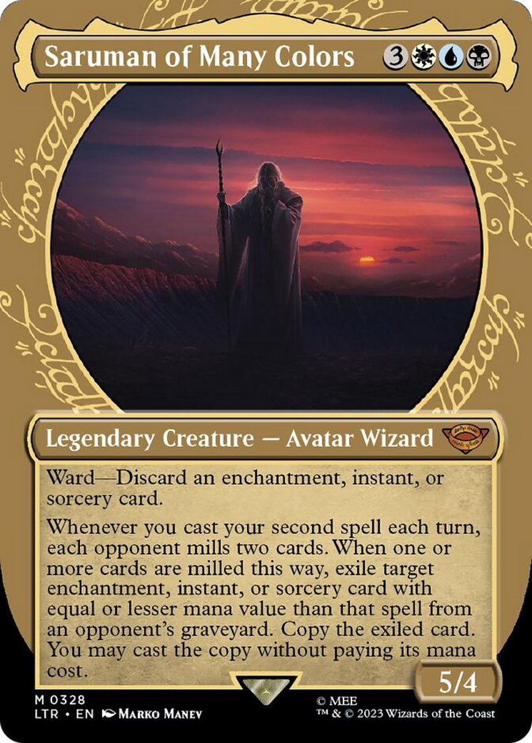 Saruman of Many Colors (Showcase Ring Frame) [The Lord of the Rings: Tales of Middle-Earth] | Good Games Cannington