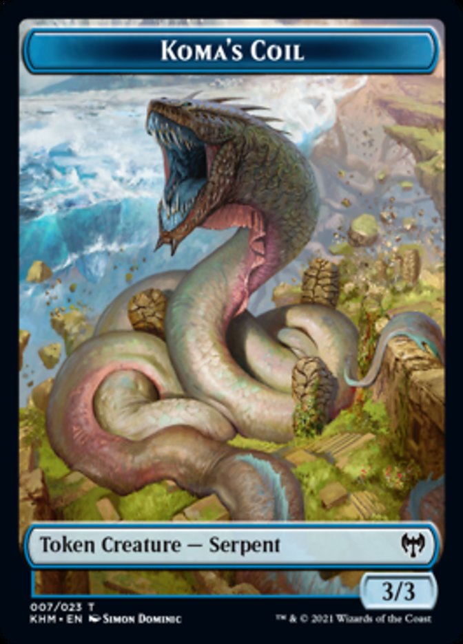 Koma's Coil Token [Kaldheim Tokens] | Good Games Cannington