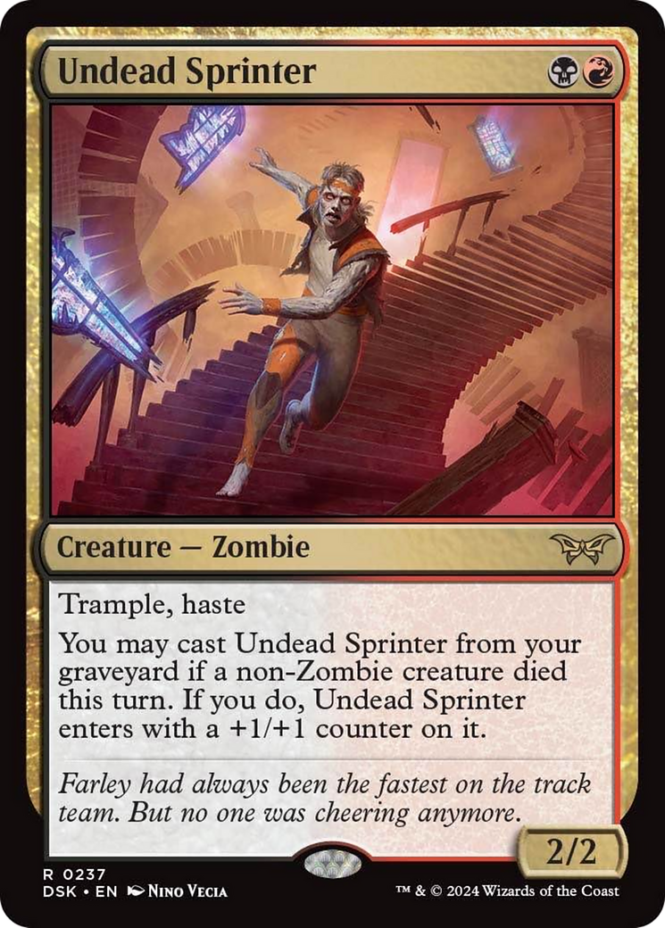 Undead Sprinter [Duskmourn: House of Horror] | Good Games Cannington