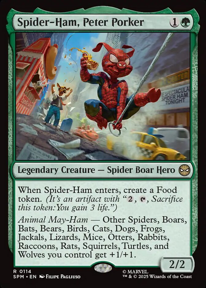Spider-Ham, Peter Porker 114/198 (Marvel's Spider-Man)  - Foil | Good Games Cannington