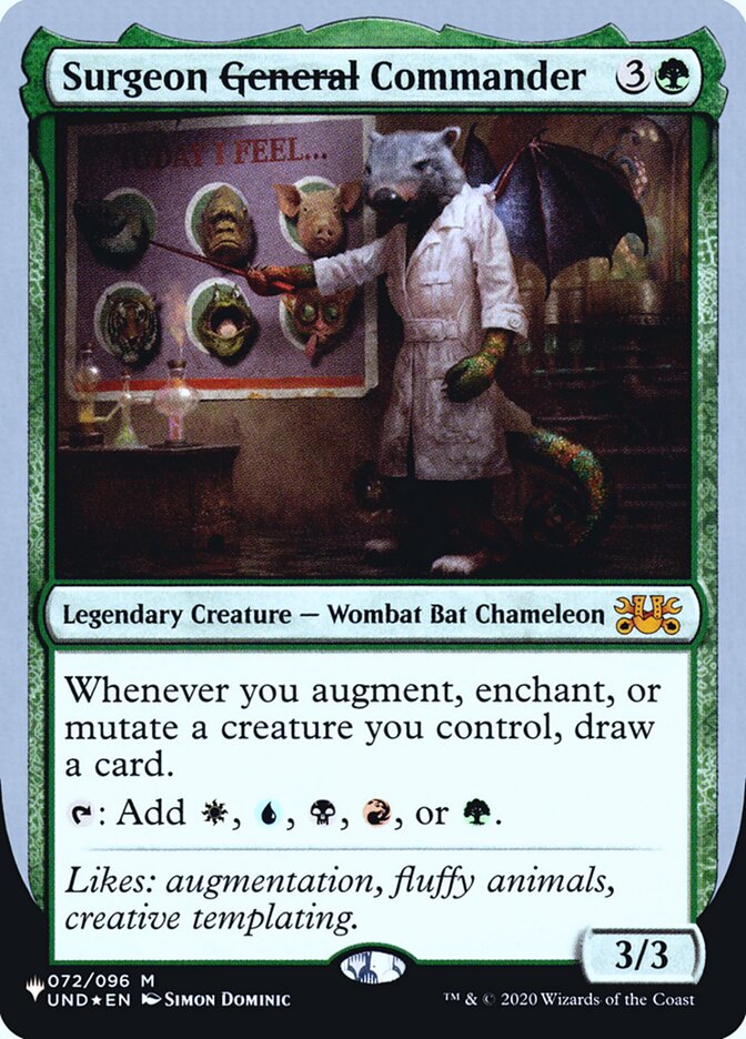 Surgeon General Commander (Unfinity Foil Edition) [The List] | Good Games Cannington