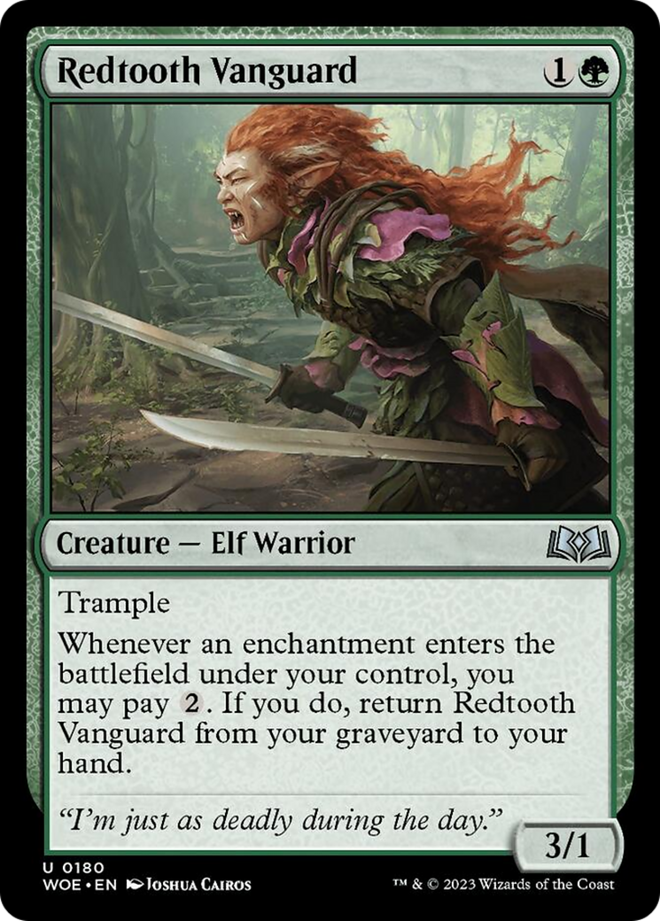 Redtooth Vanguard [Wilds of Eldraine] | Good Games Cannington