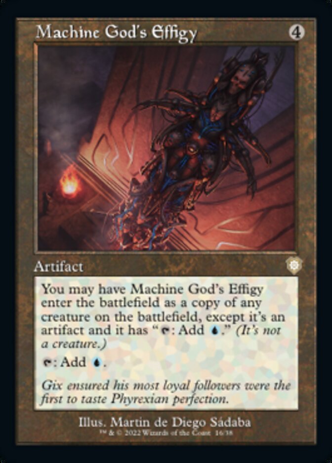 Machine God's Effigy (Retro) [The Brothers' War Commander] | Good Games Cannington