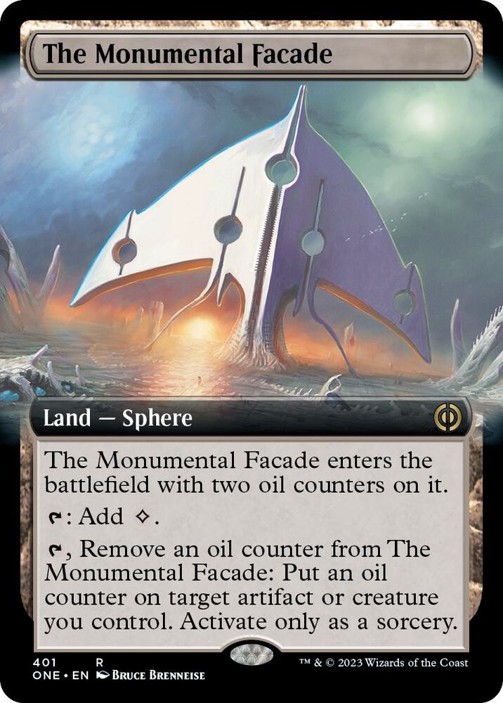 The Monumental Facade Extended Art 401 (Phyrexia: All Will Be One)  | Good Games Cannington