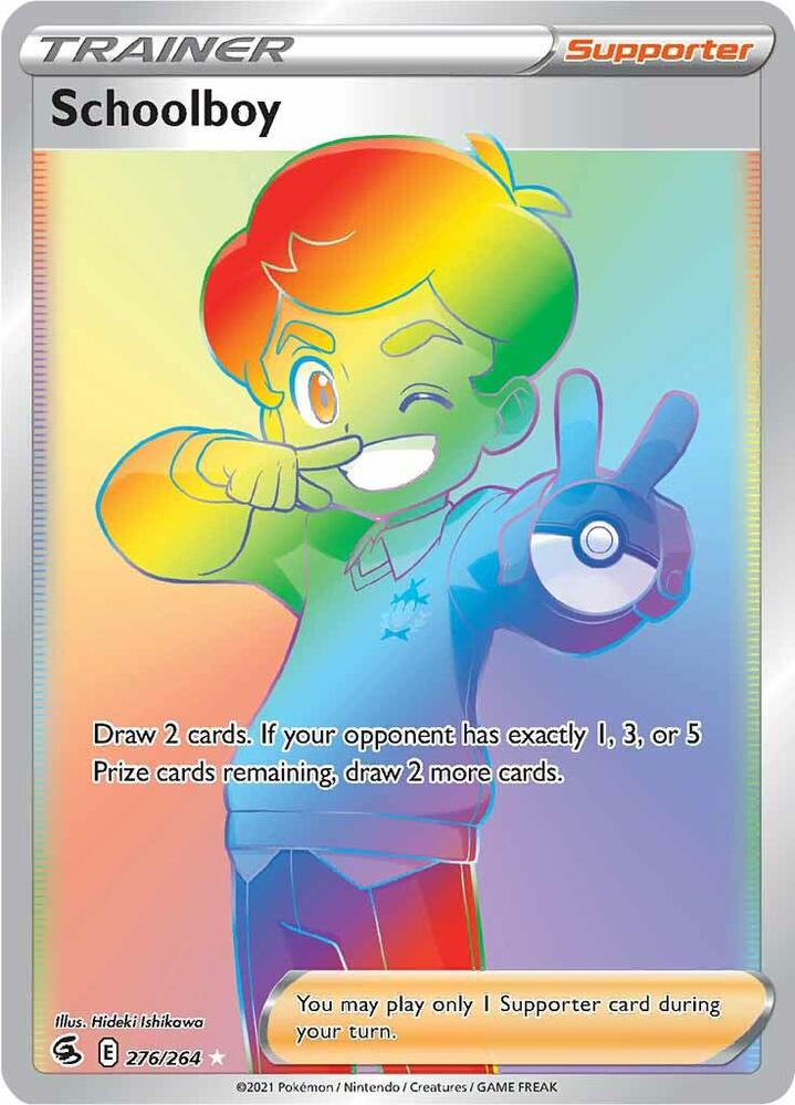 Schoolboy Secret 276/264 (SWSH08: Fusion Strike)  - Holofoil | Good Games Cannington