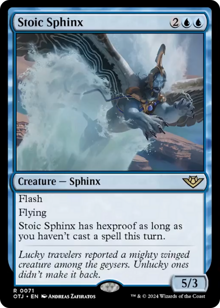 Stoic Sphinx [Outlaws of Thunder Junction] | Good Games Cannington