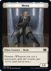 Wrenn and Six Emblem // Monk Double-Sided Token [Double Masters 2022 Tokens] | Good Games Cannington
