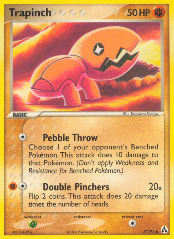 Trapinch (67/92) [EX: Legend Maker] | Good Games Cannington