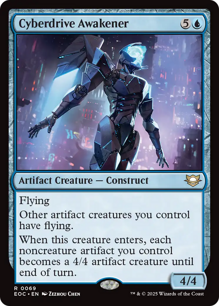 Cyberdrive Awakener [Edge of Eternities Commander] | Good Games Cannington