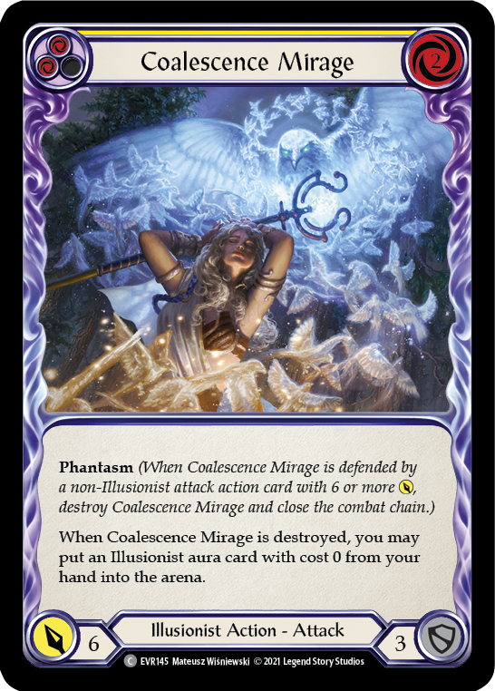 Coalescence Mirage (Yellow) [EVR145] (Everfest)  1st Edition Normal | Good Games Cannington