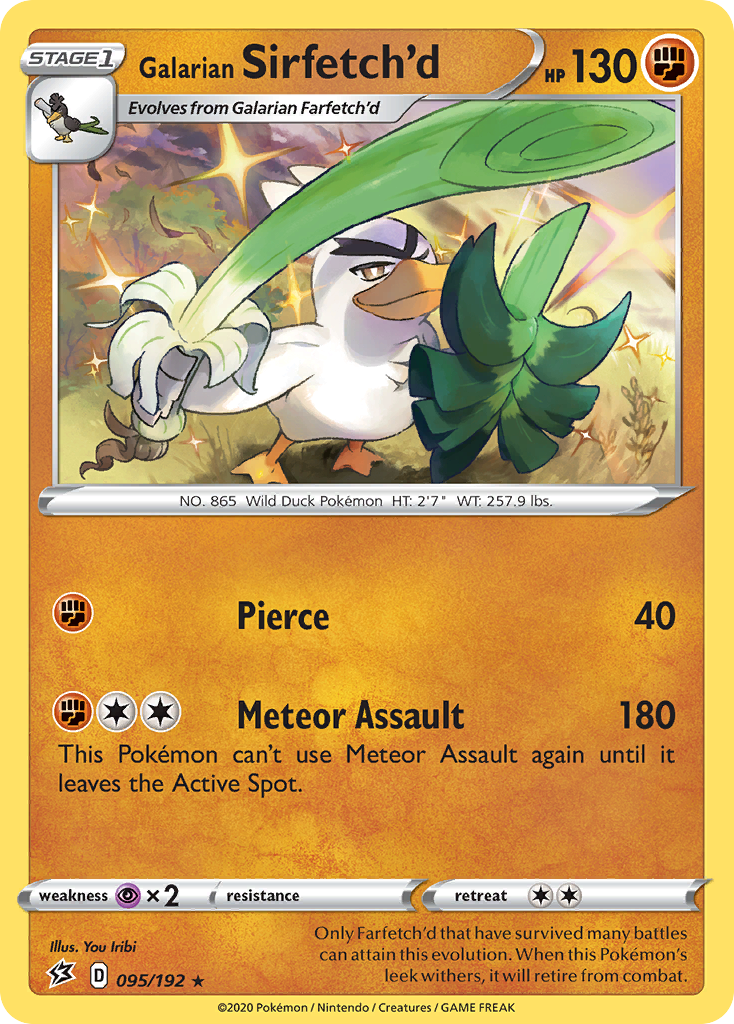 Galarian Sirfetch'd (095/192) [Sword & Shield: Rebel Clash] | Good Games Cannington