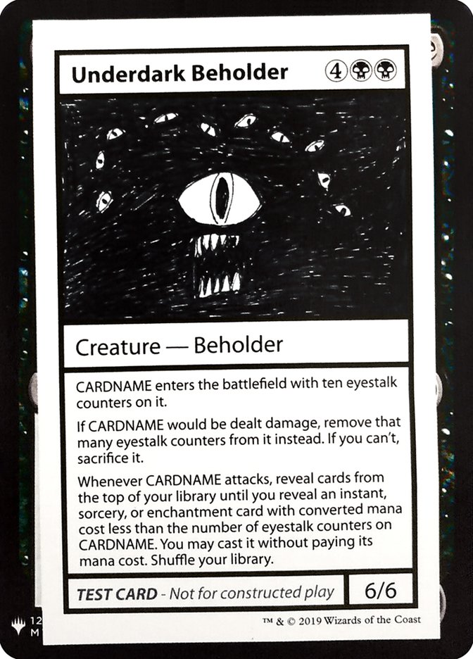 Underdark Beholder [Mystery Booster Playtest Cards] | Good Games Cannington