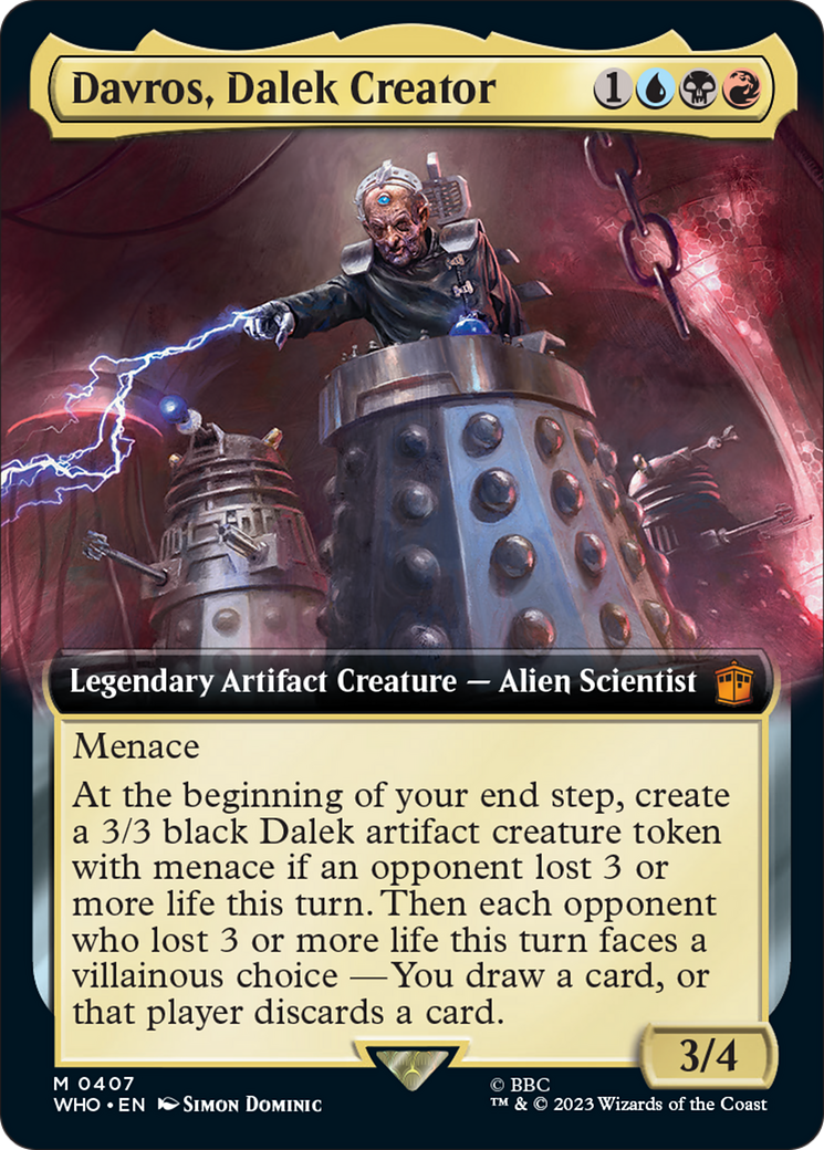 Davros, Dalek Creator (Extended Art) [Doctor Who] | Good Games Cannington