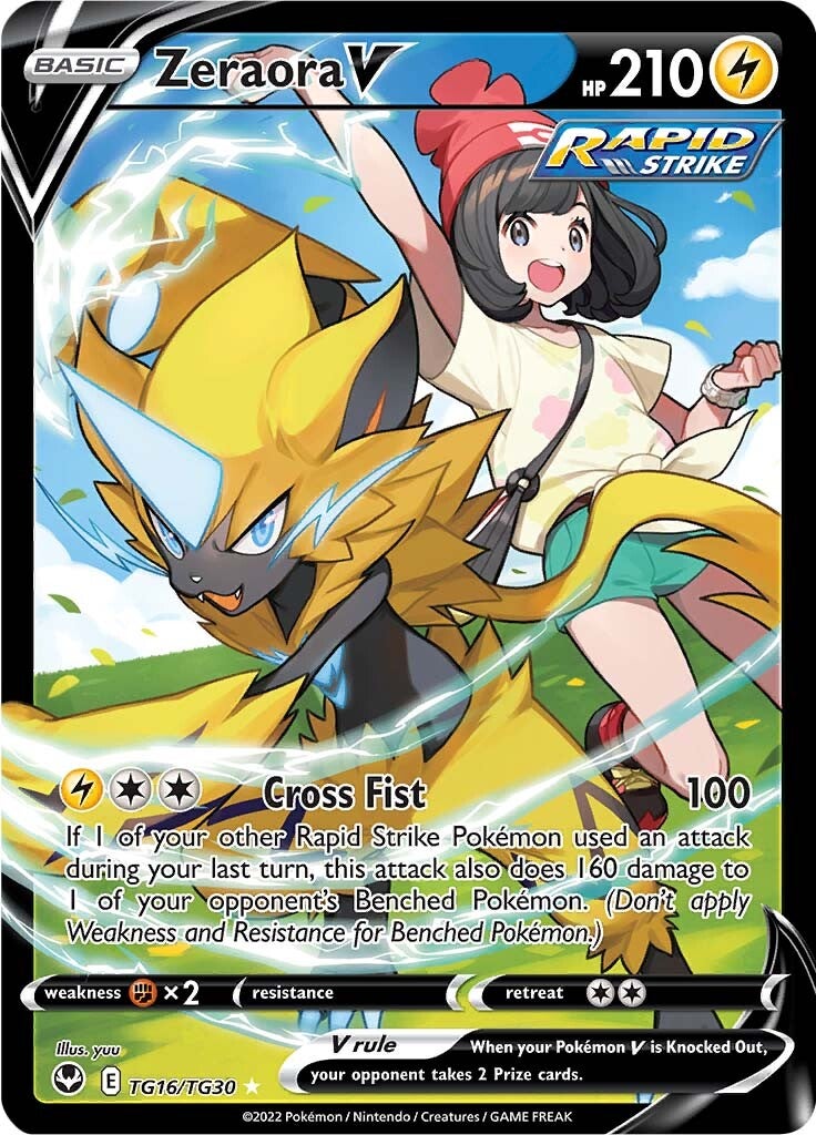 Zeraora V (TG16/TG30) [Sword & Shield: Silver Tempest] | Good Games Cannington