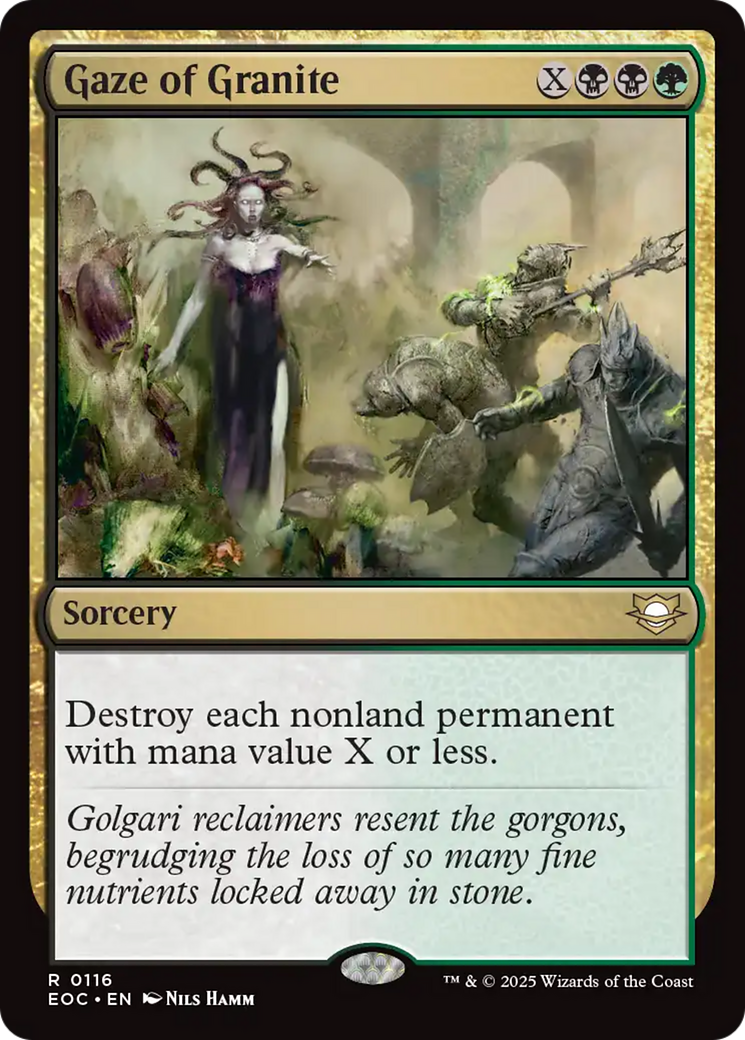 Gaze of Granite [Edge of Eternities Commander] | Good Games Cannington
