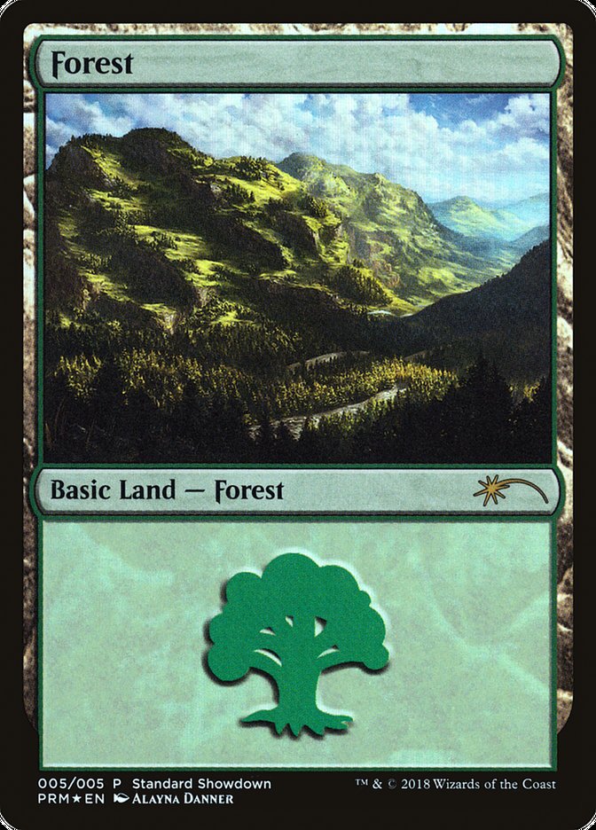 Forest (Alayna Danner) [Standard Showdown Promos] | Good Games Cannington