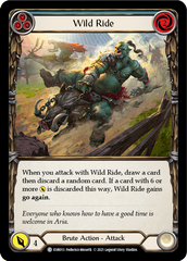 Wild Ride (Blue) [EVR013] (Everfest)  1st Edition Rainbow Foil | Good Games Cannington