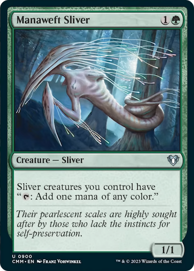 Manaweft Sliver [Commander Masters] | Good Games Cannington