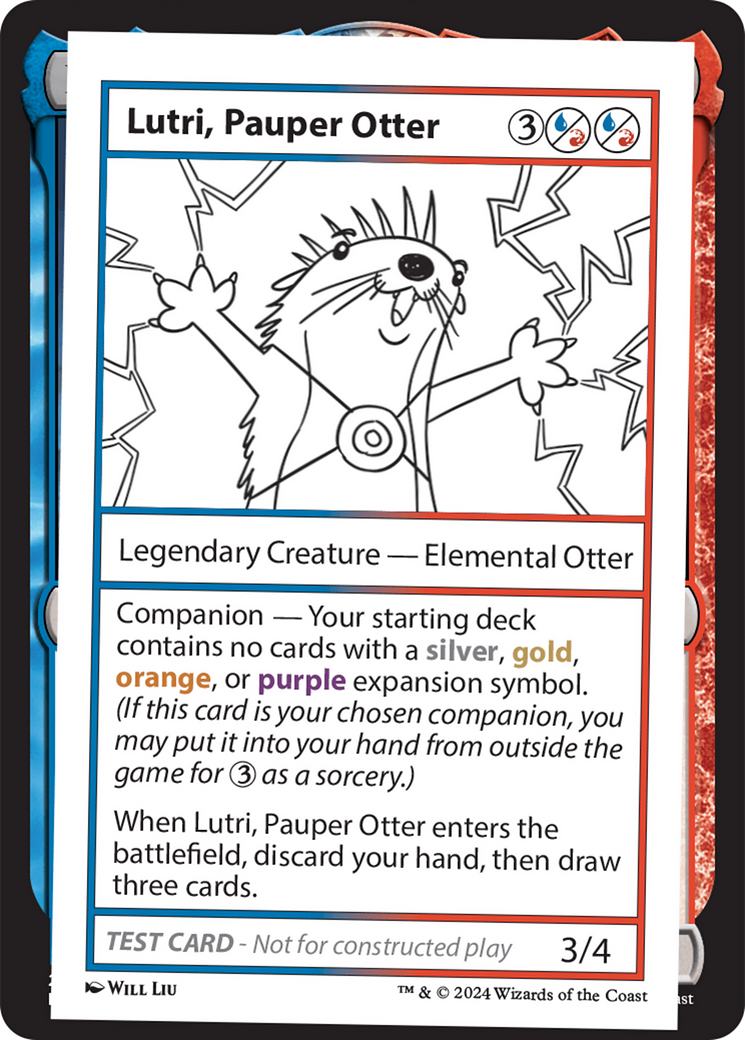 Lutri, Pauper Otter [Mystery Booster 2 Playtest Cards] | Good Games Cannington
