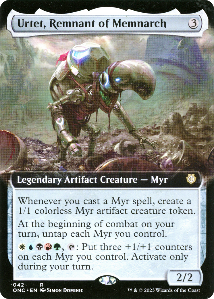 Urtet, Remnant of Memnarch (Extended Art) [Phyrexia: All Will Be One Commander] | Good Games Cannington