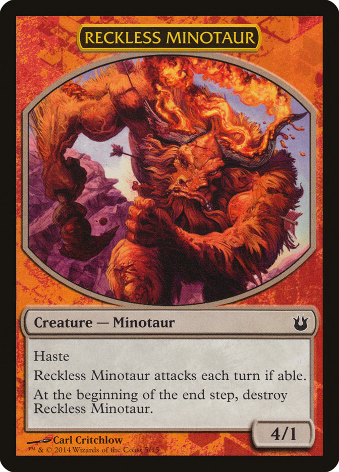 Reckless Minotaur [Born of the Gods Battle the Horde] | Good Games Cannington