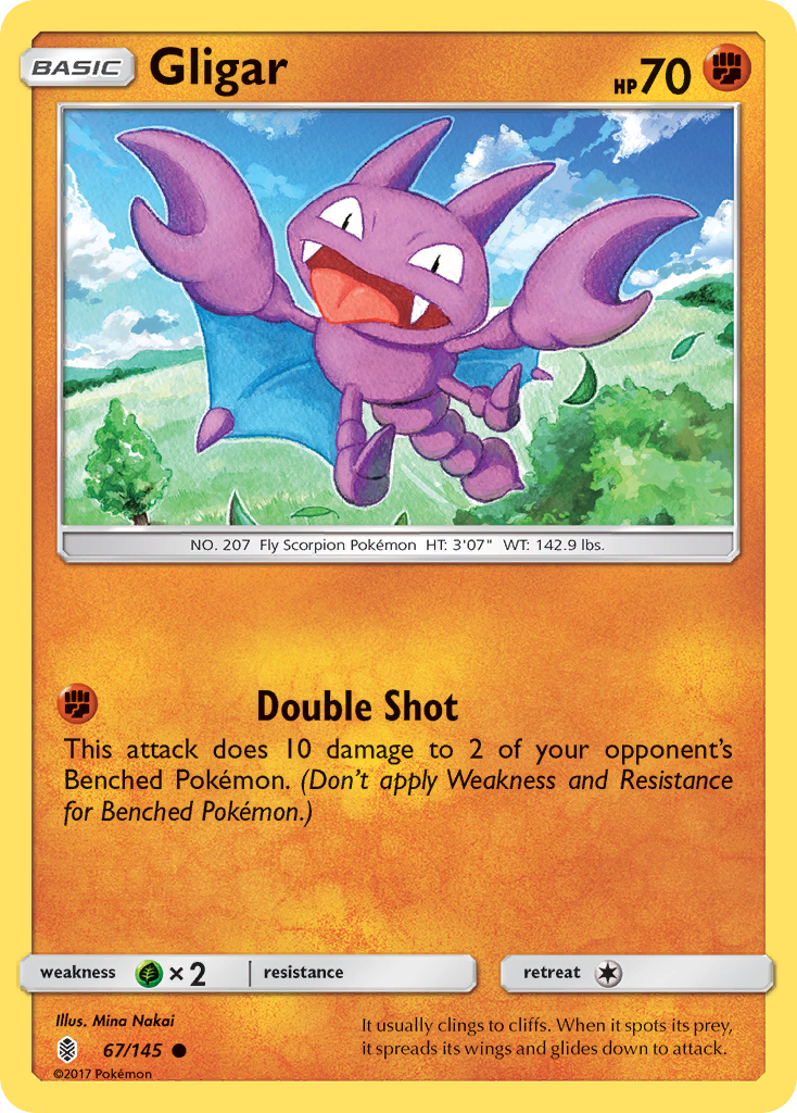Gligar (67/145) [Sun & Moon: Guardians Rising] | Good Games Cannington